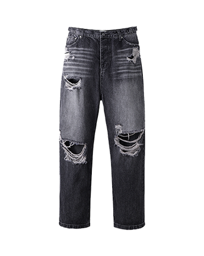 Men's jeans ripped GJ007