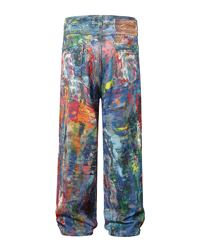 Men's 3D Digital Printing Jeans   K259