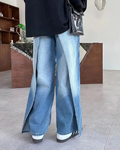 Men's Baggy Wide Leg Jeans K883 P118