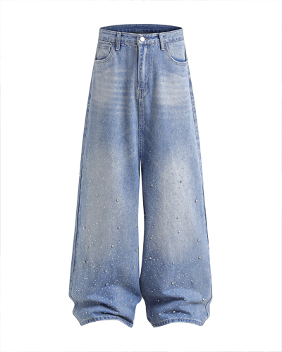 Men's Baggy Wide Leg Jeans S49