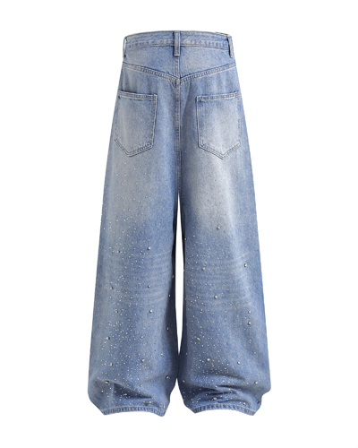Men's Baggy Wide Leg Jeans S49