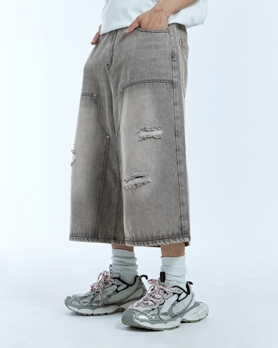 Men's 3/4 Denim Shorts 12554S24 P69