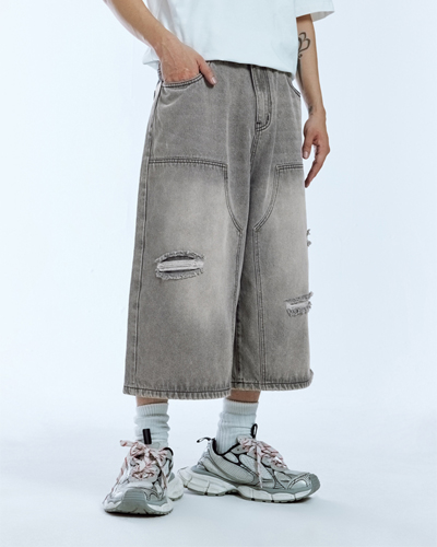 Men's 3/4 Denim Shorts 12554S24 P69