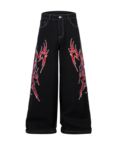 Men's Embroidery Jeans 3070