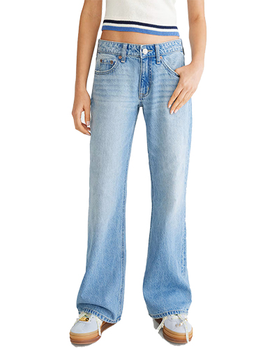 Women's straight jeans  9983#