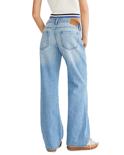 Women's straight jeans  9983#