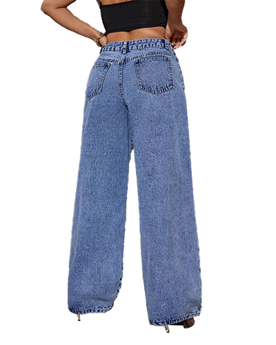 Women's Wide Leg Jeans 65826