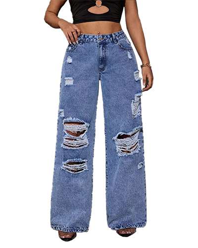 Women's Wide Leg Jeans 65826