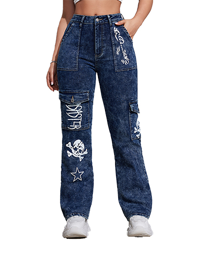 Women's Cargo Jeans 518123